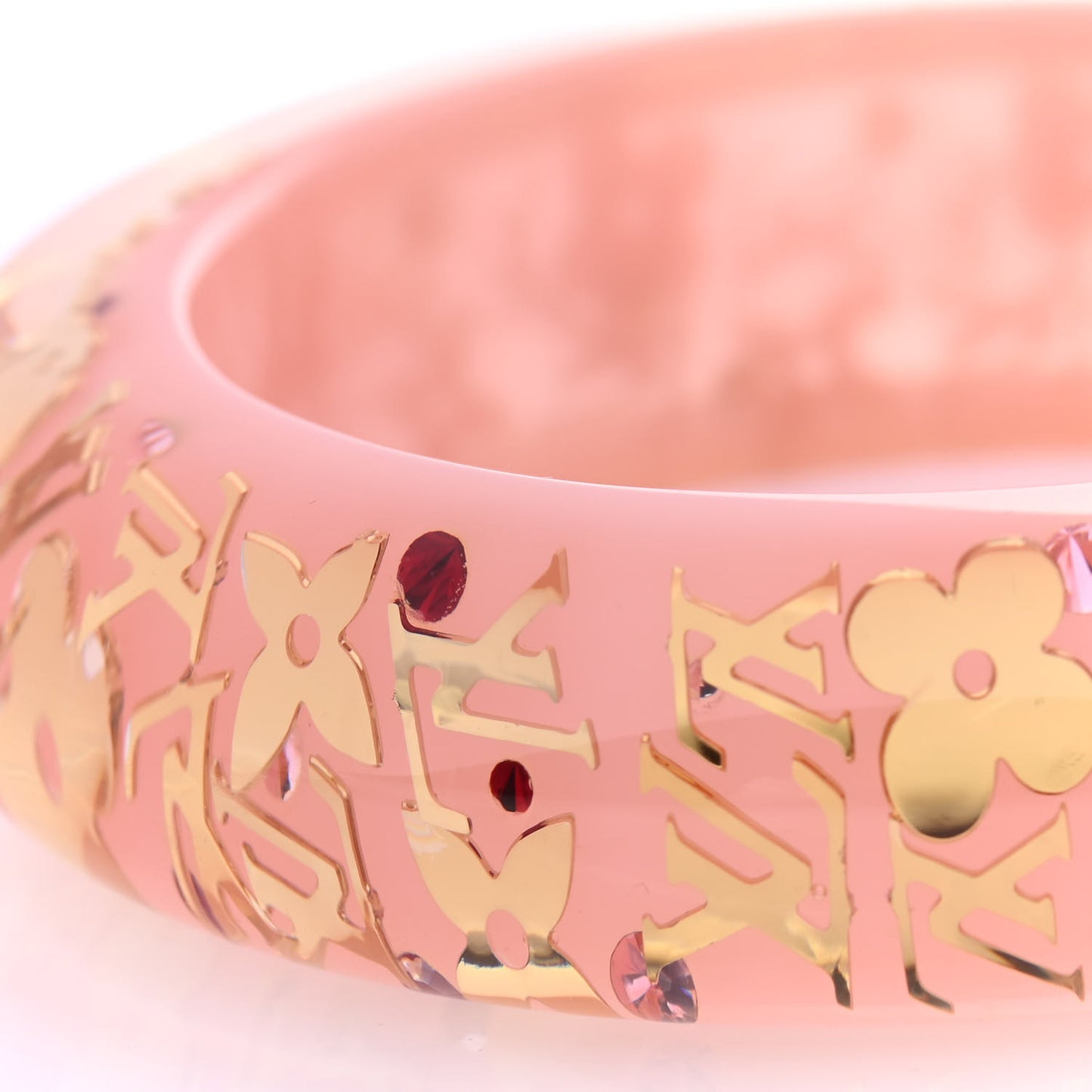 Resin Swarovski Medium Inclusion Bracelet GM Rose