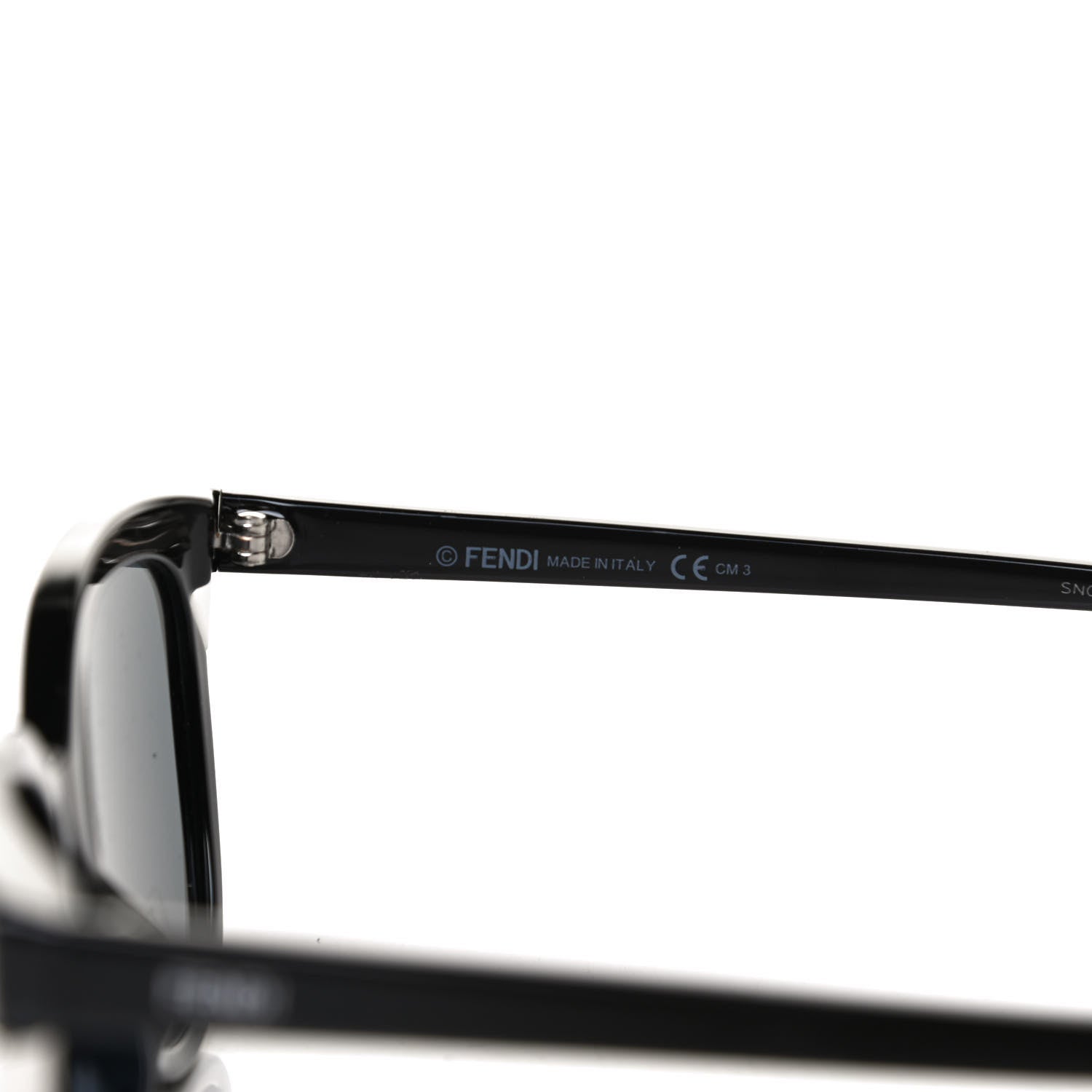 Fendi Acetate Sunglasses FF 0125/S Black 5 of 9