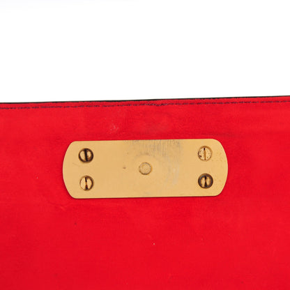 Valentino Garavani Patent Calfskin Animalia Va Va Voom Shoulder Bag Rubin 10 of 10