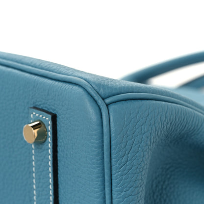 Hermes Togo Birkin 35 New Blue Jean 11 of 12