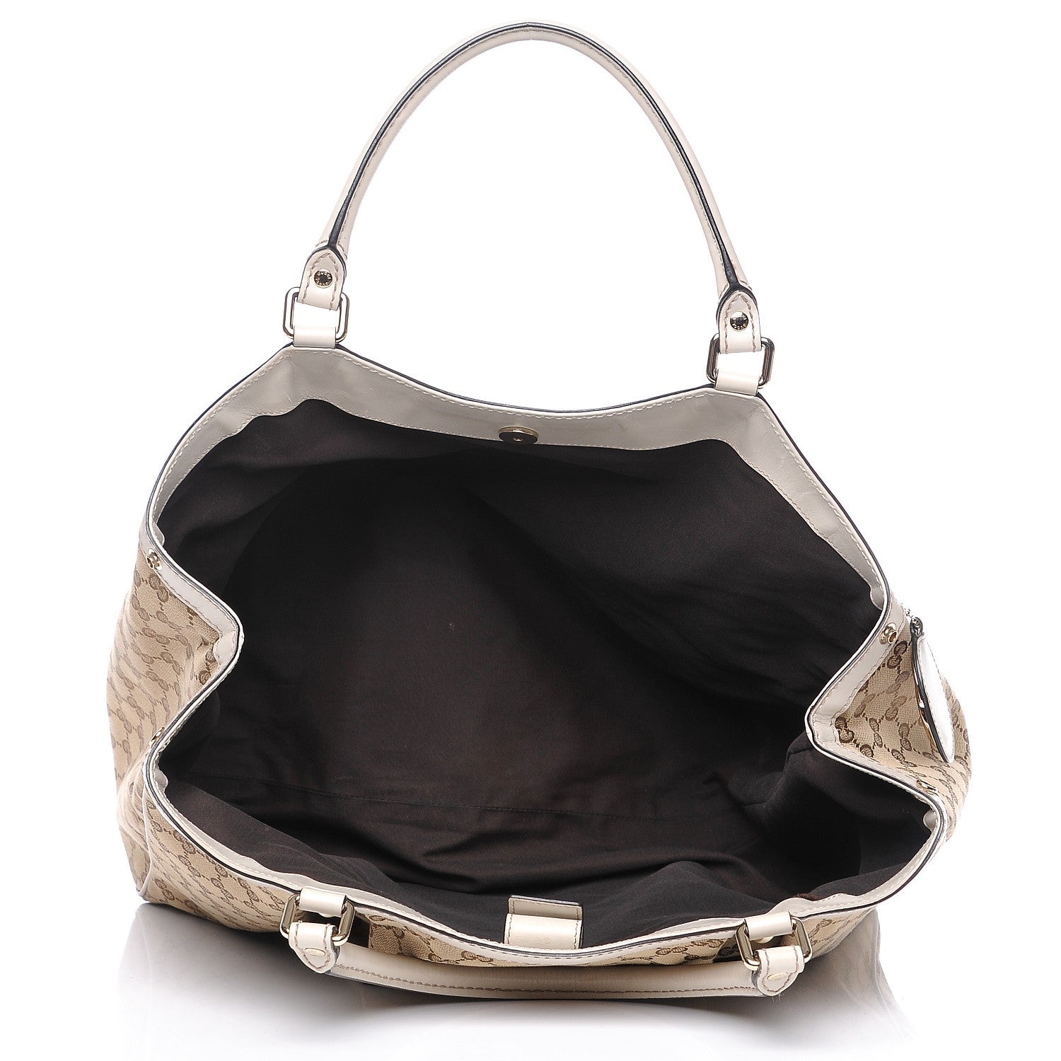 Gucci Monogram Large Sukey Tote Off White 5 of 9