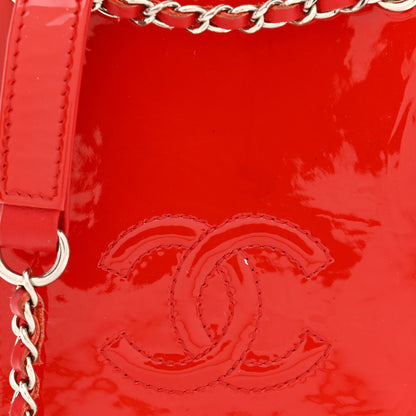 Chanel Patent Crossbody CC Phone Holder Red 11 of 12