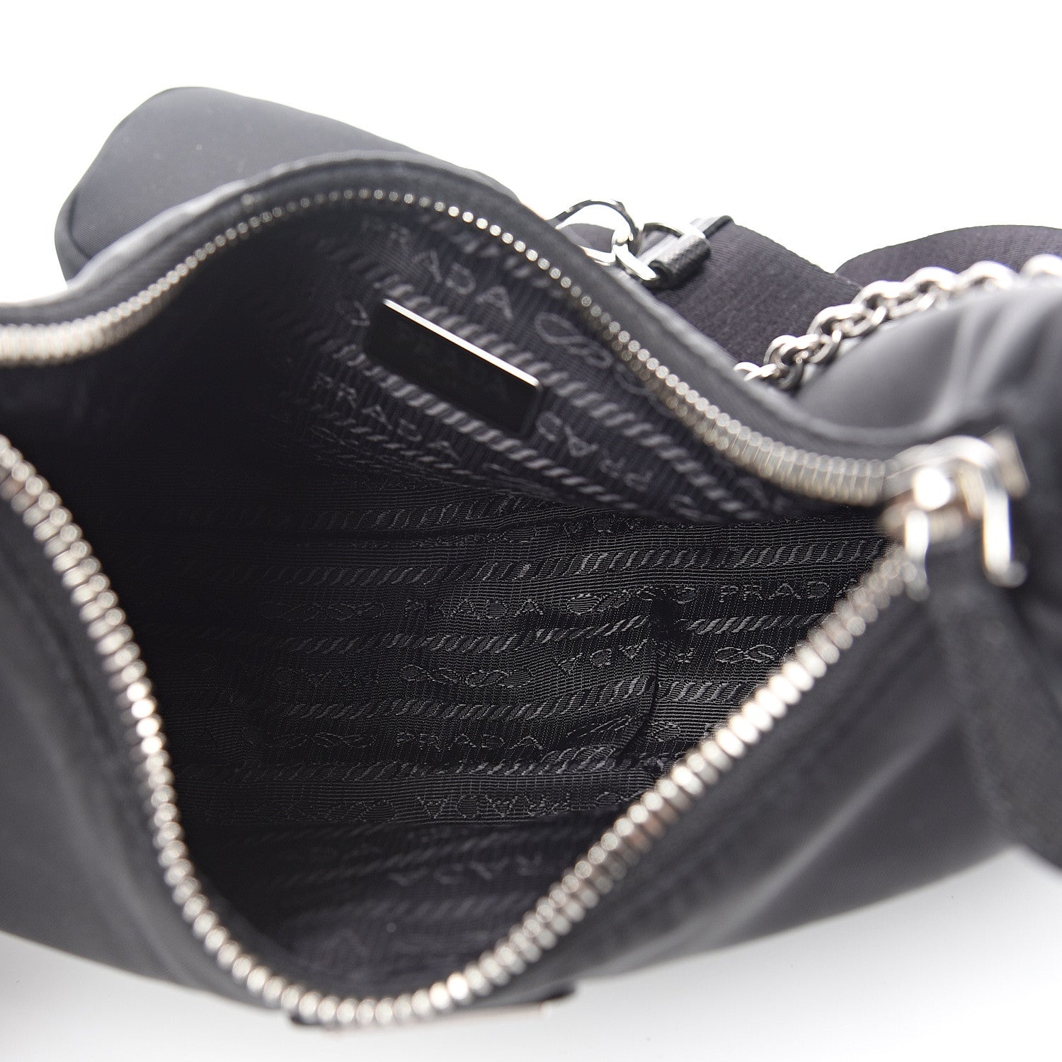 Prada Nylon Re-Edition 2005 Shoulder Bag Black 4 of 9