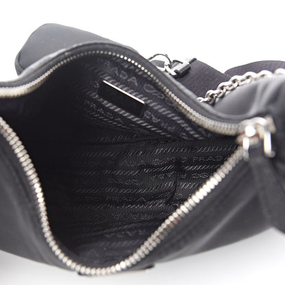 Prada Nylon Re-Edition 2005 Shoulder Bag Black 4 of 9