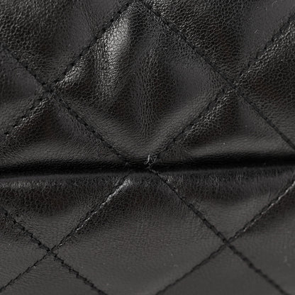 Saint Laurent Lambskin Quilted Maxi Icare Shopping Tote Black 11 of 11