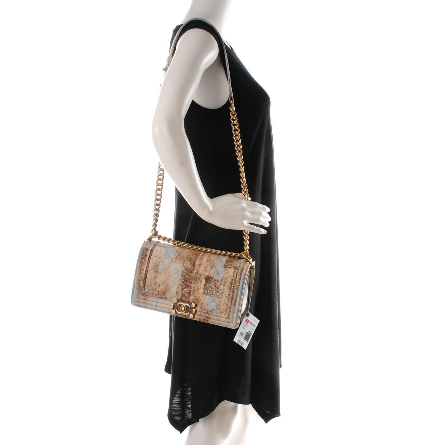 Chanel Painted Caviar Medium Boy In Cuba Flap Multicolor 2 of 7