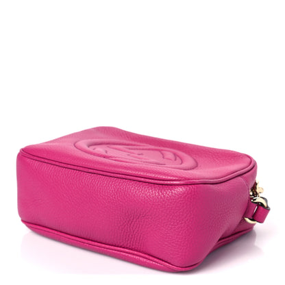Gucci Cellarius Calfskin Small Soho Disco Bag Bright Bouganville 4 of 8