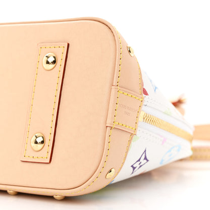 Louis Vuitton LV x TM Monogram Multicolor Alma BB White 9 of 10