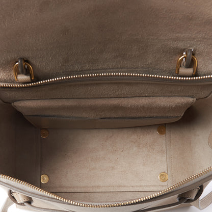 Celine Drummed Calfskin Mini Belt Bag Dune 6 of 8