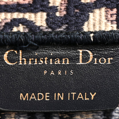 Christian Dior Oblique Medium Book Tote Blue Multicolor 6 of 12