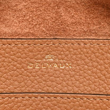 Delvaux Taurillon Soft Nano Cool Box Satchel Vegetal Ivory 6 of 10
