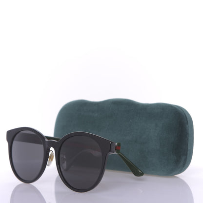 Gucci Acetate GG Web Round Eye Sunglasses GG0854SK Black 7 of 7