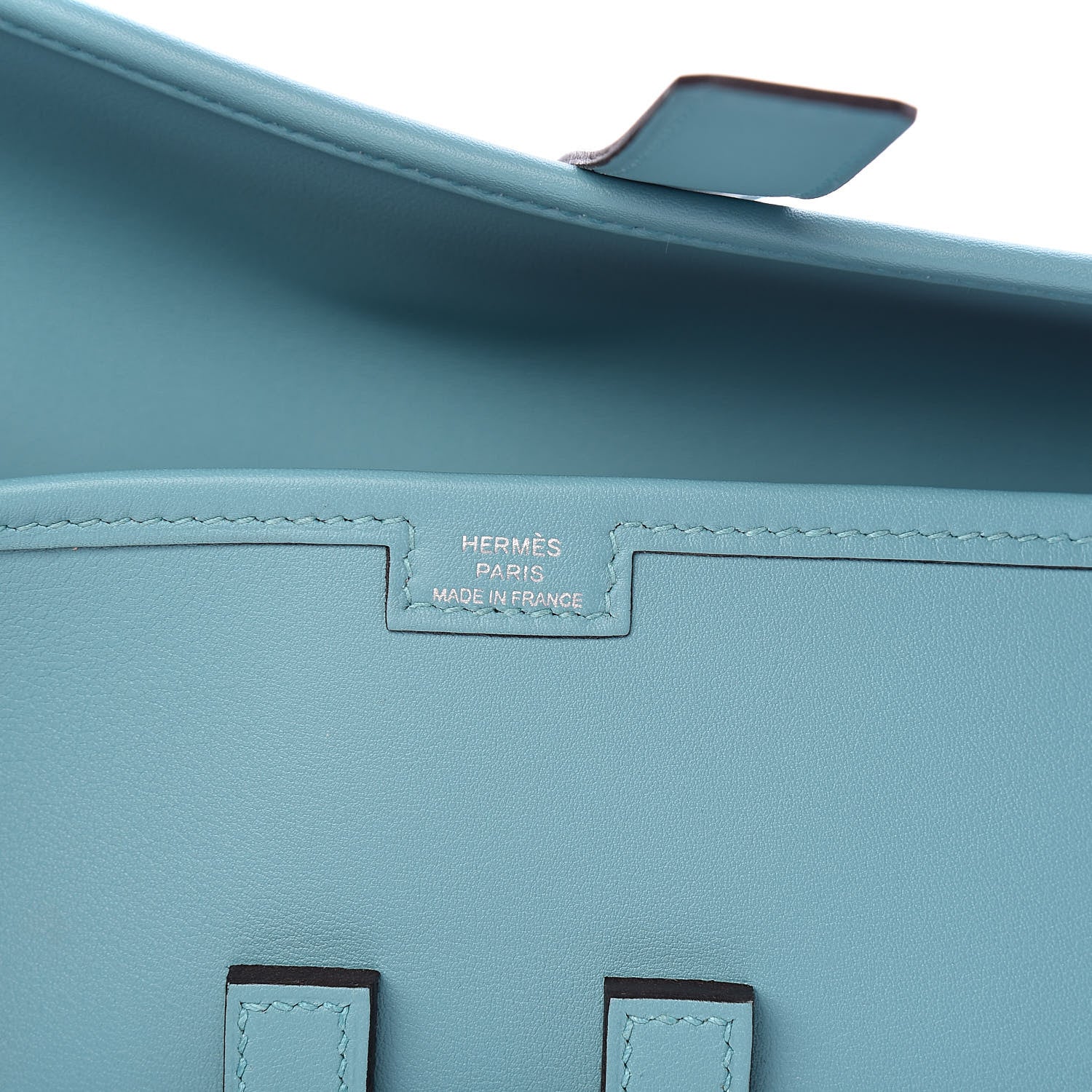 Hermes Swift Jige Elan 29 Clutch Bleu Saint Cyr 6 of 7