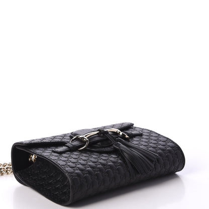 Gucci Microguccissima Mini Emily Shoulder Bag Black 4 of 10