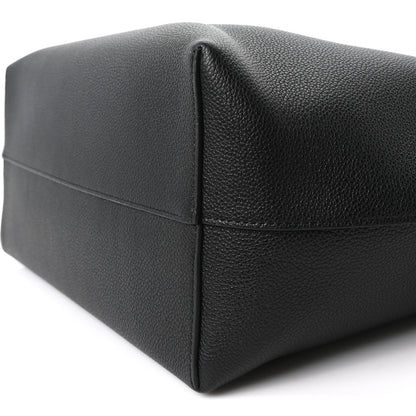 Celine Grained Calfskin Triomphe Medium Cabas Anais Black 9 of 9