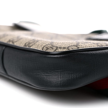 Gucci GG Supreme Monogram Web Belt Bag Black 14 of 16