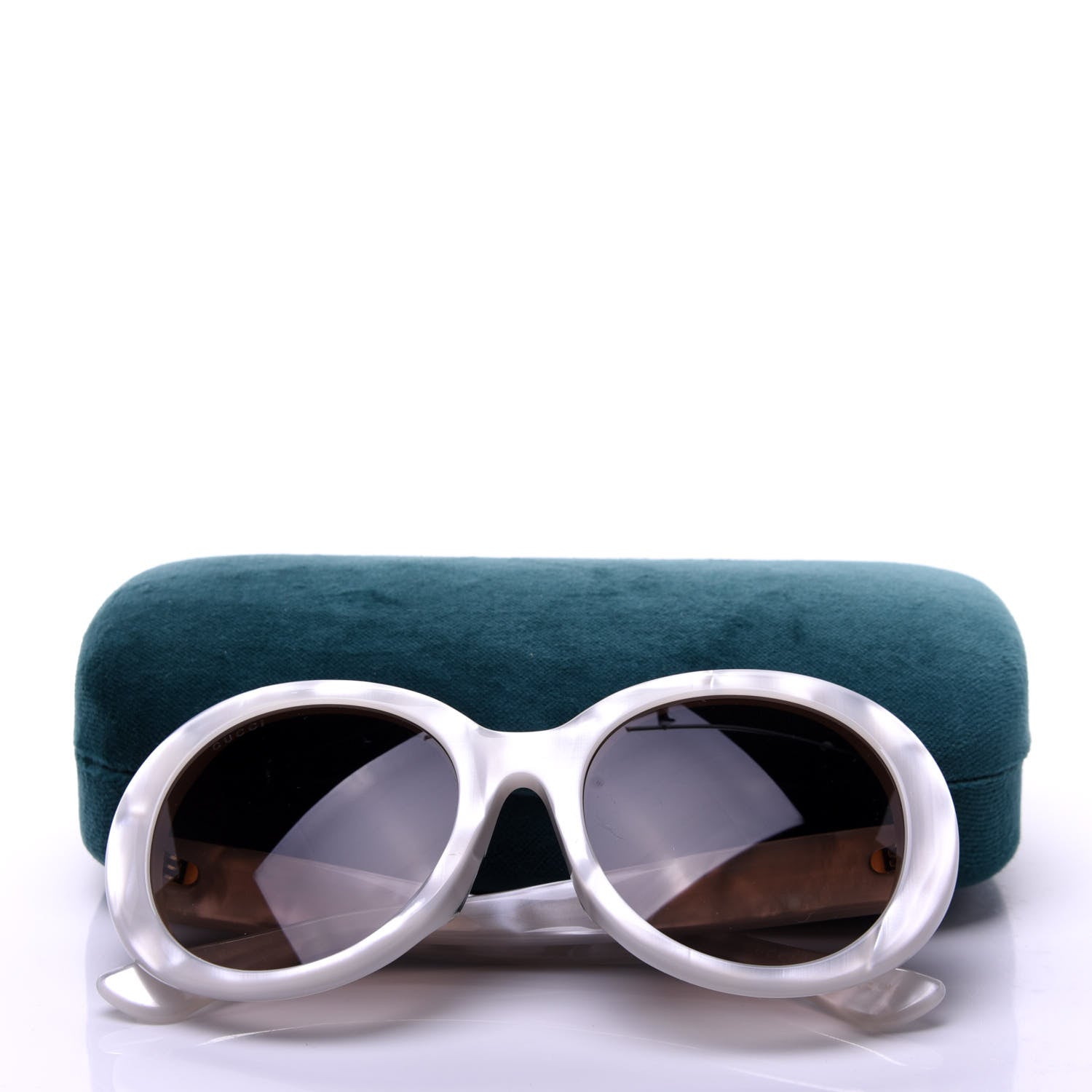 Gucci Acetate Round Sunglasses GG3829/F/S White 7 of 7