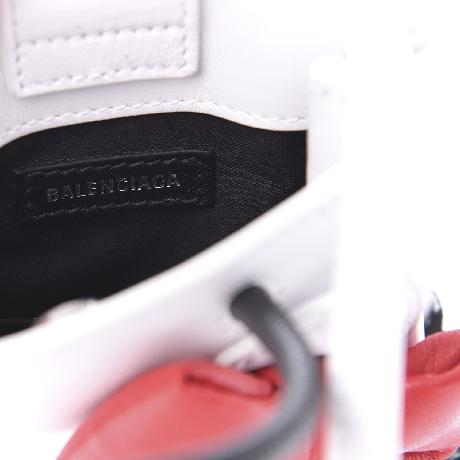 Balenciaga Calfskin Hello Kitty Phone Holder White 8 of 10