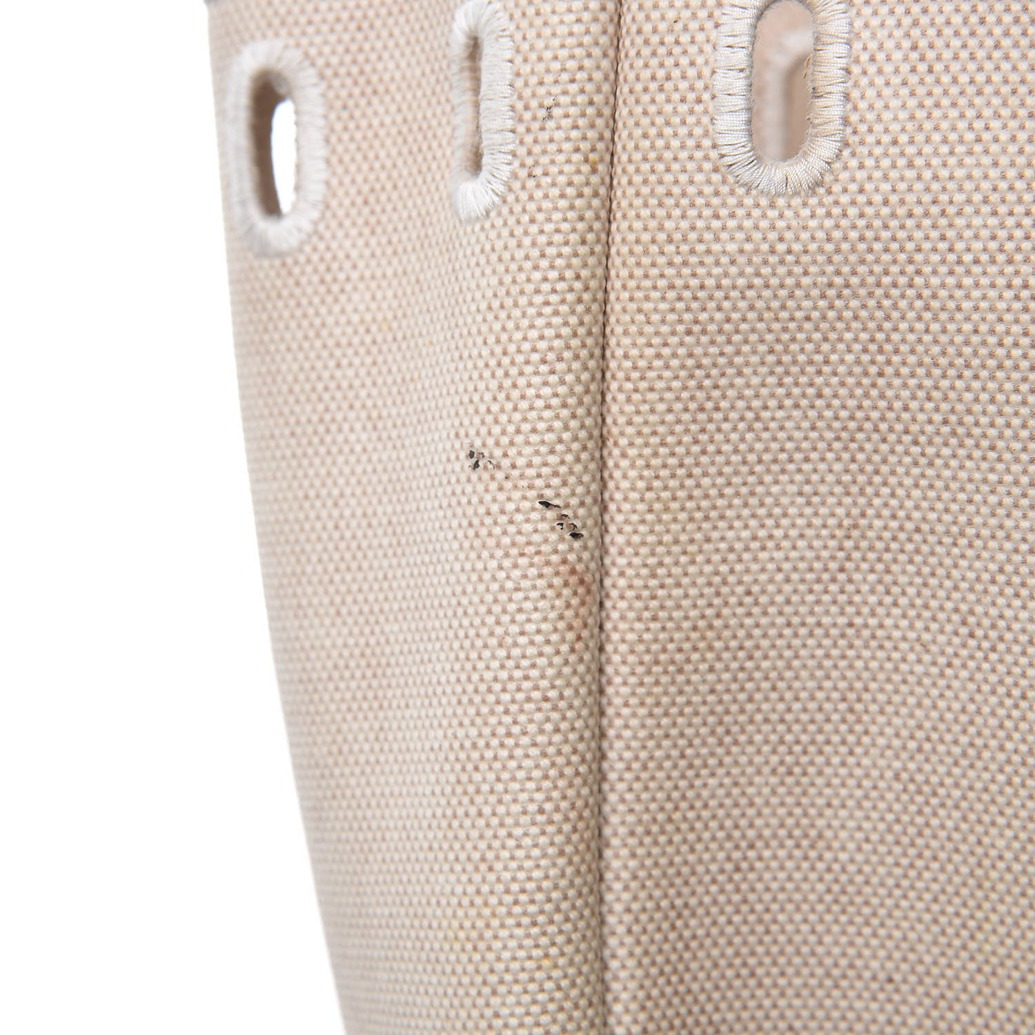 Hermes Toile Vache Calfskin Herbag 30 PM Backpack Natural 14 of 16