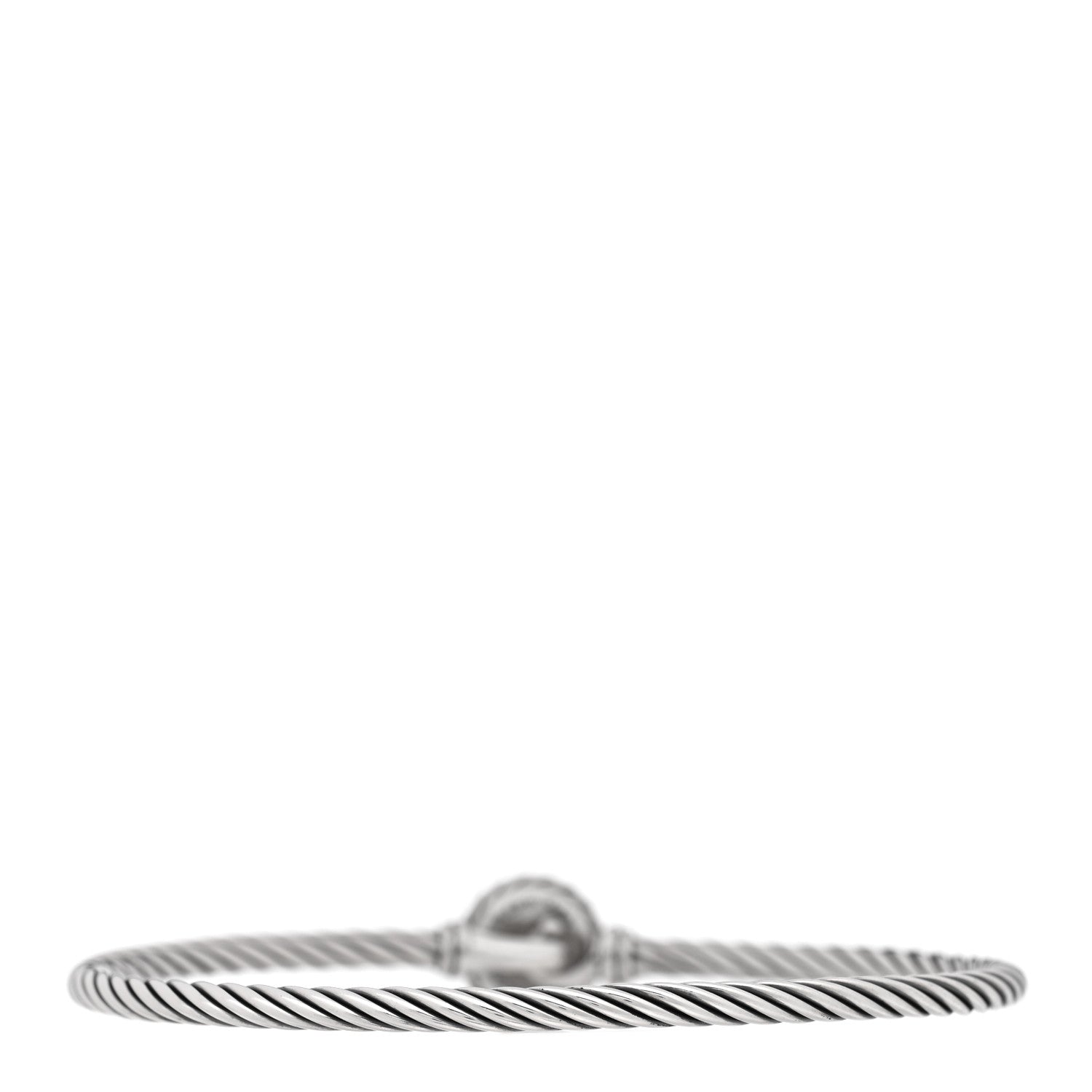 David Yurman Sterling Silver 14K Yellow Gold 3mm Chatelaine Bracelet 2 of 3