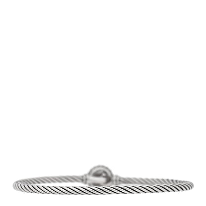 David Yurman Sterling Silver 14K Yellow Gold 3mm Chatelaine Bracelet 2 of 3