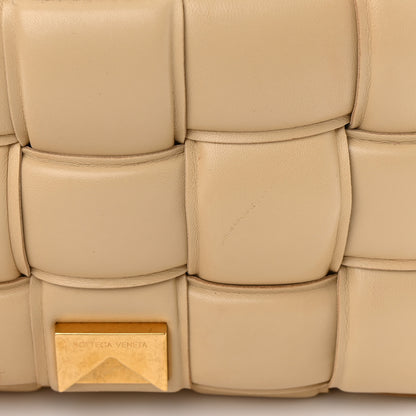 Bottega Veneta Lambskin Maxi Intreccio Padded Chain Cassette Crossbody Bag Porridge 10 of 21