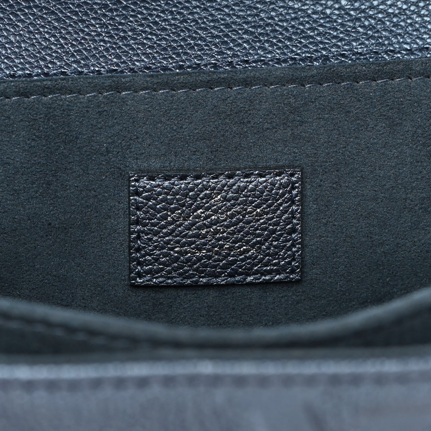 Louis Vuitton Metallic Empreinte Monogram Giant Pochette Metis Navy Nacre 6 of 10