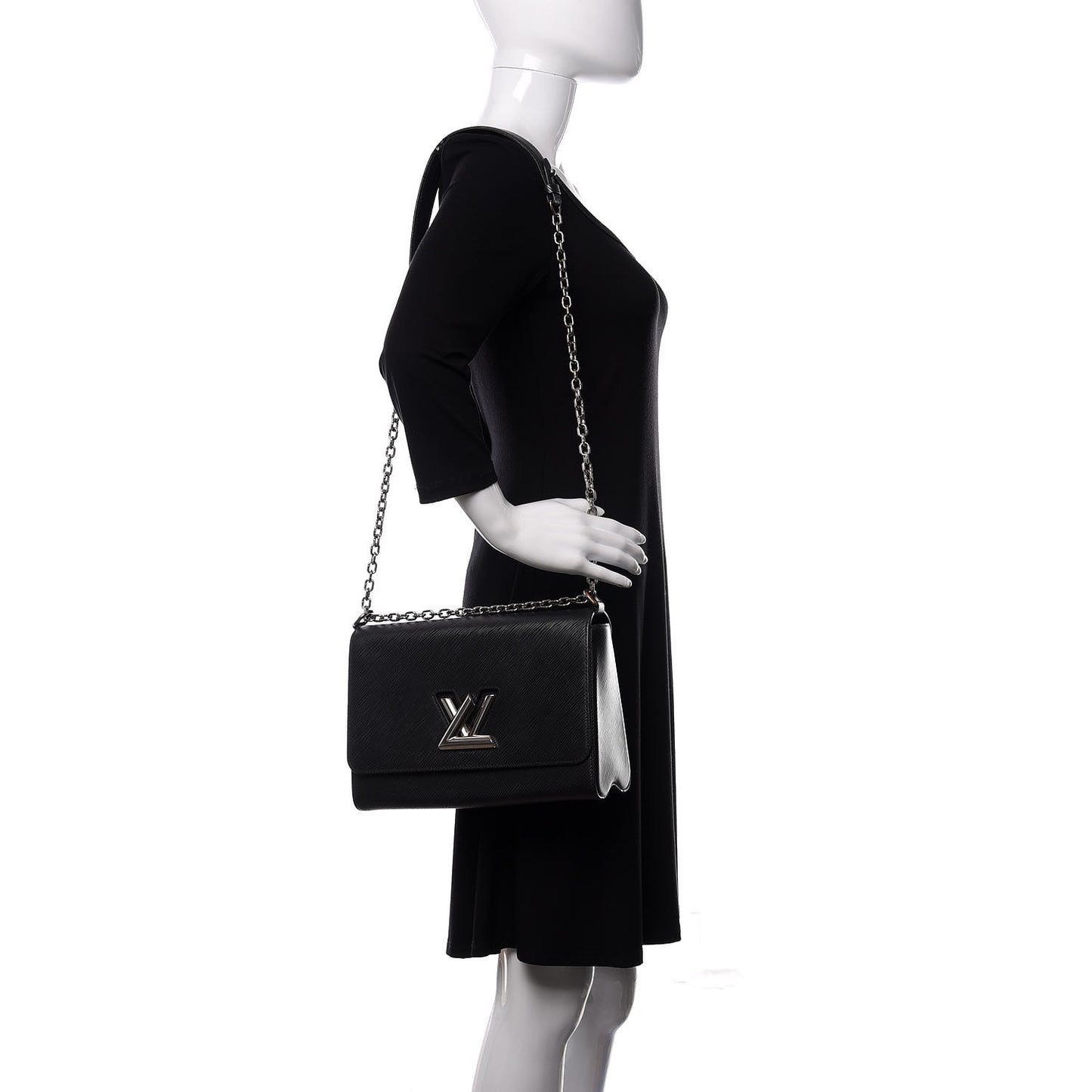 Epi Twist Shoulder Bag GM Black