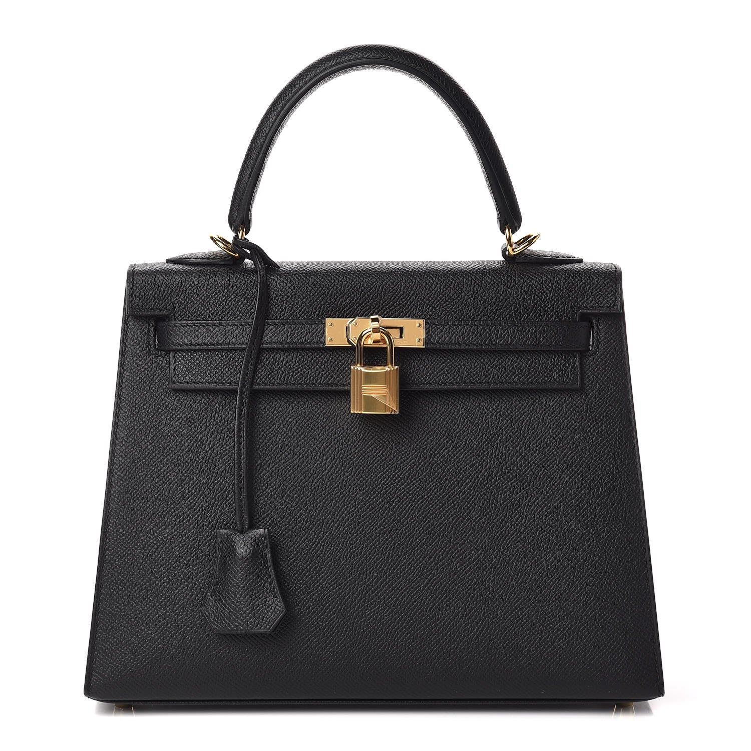 Hermes Epsom Kelly Sellier 25 Black 1 of 35