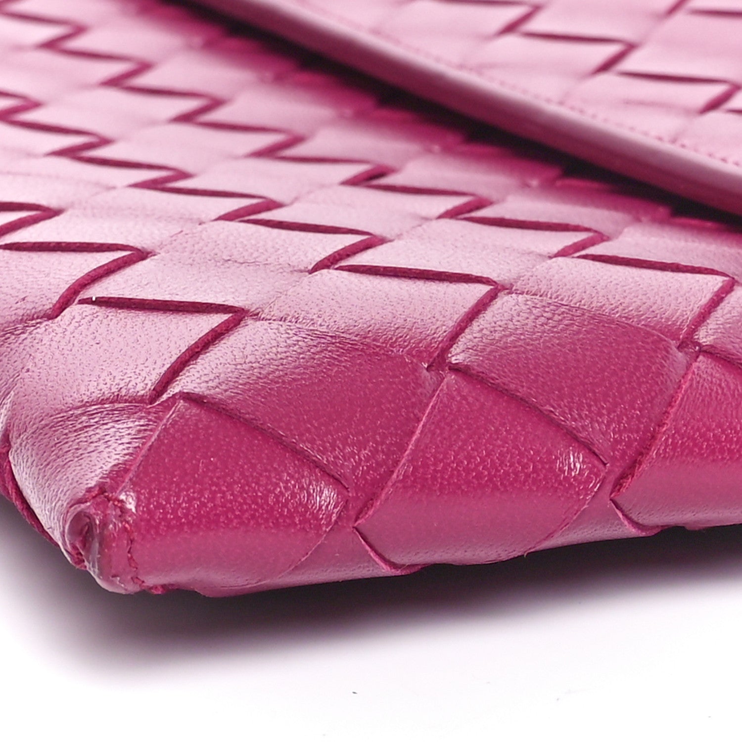 Bottega Veneta Nappa Intrecciato Flap Pouch Cinnabar 8 of 8