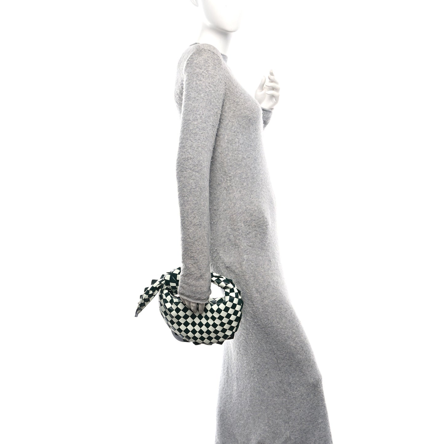 Nappa Intrecciato Mini Jodie Glacier Green