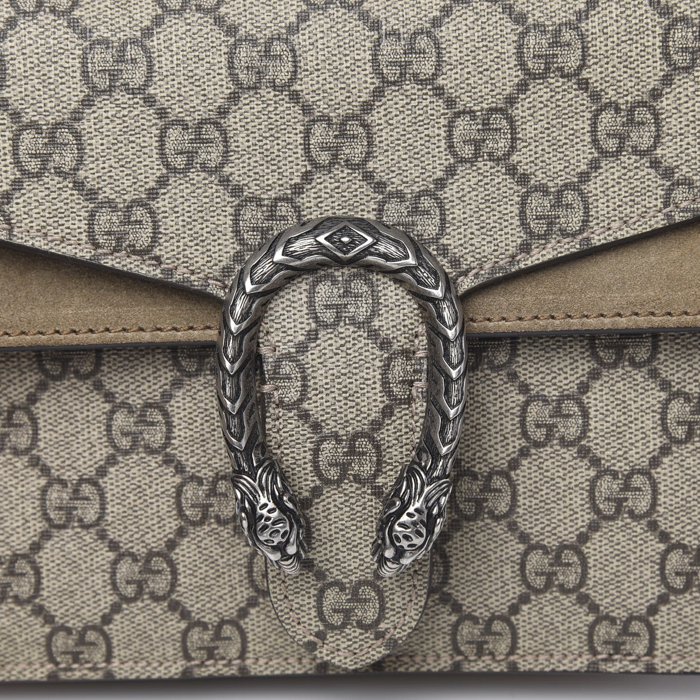 GG Supreme Monogram Mini Dionysus Shoulder Bag Taupe
