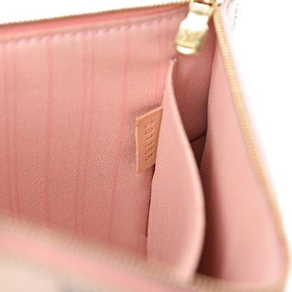 Louis Vuitton Damier Azur Neverfull MM GM Pochette Rose Ballerine 8 of 10