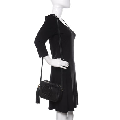 Gucci Pebbled Calfskin Small Soho Disco Bag Black 2 of 10