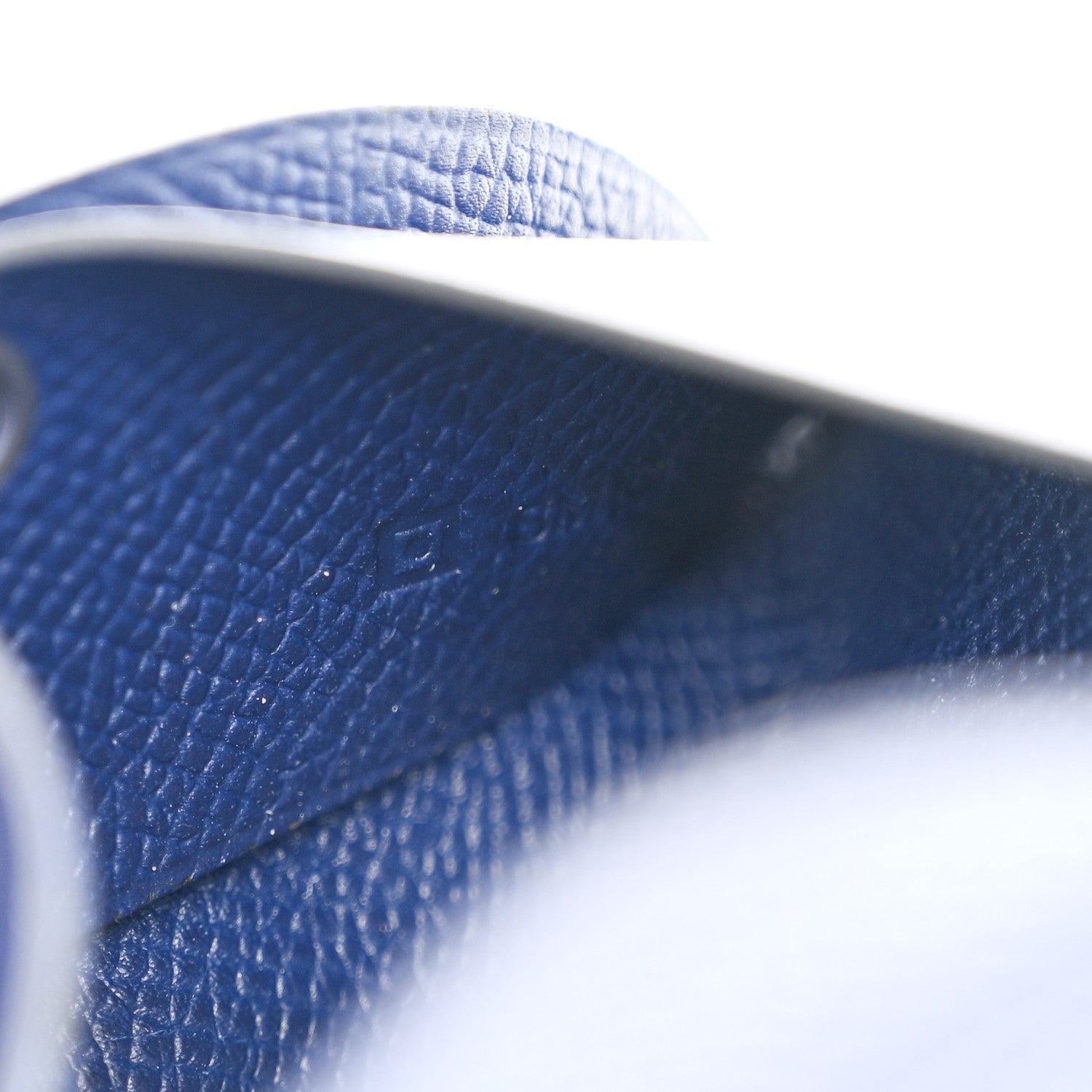 Hermes Epsom Calvi Card Case Bleu Saphir 7 of 8