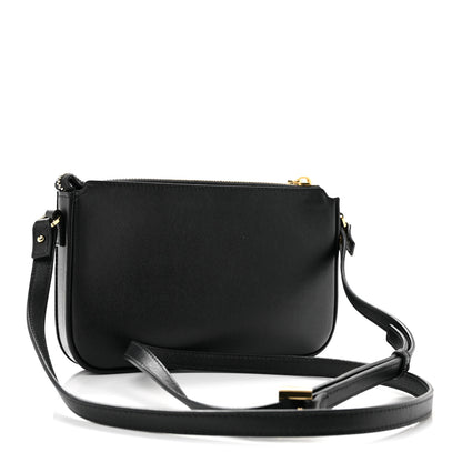Valentino Garavani Calfskin Mini Vlogo Crossbody Bag Black 3 of 11
