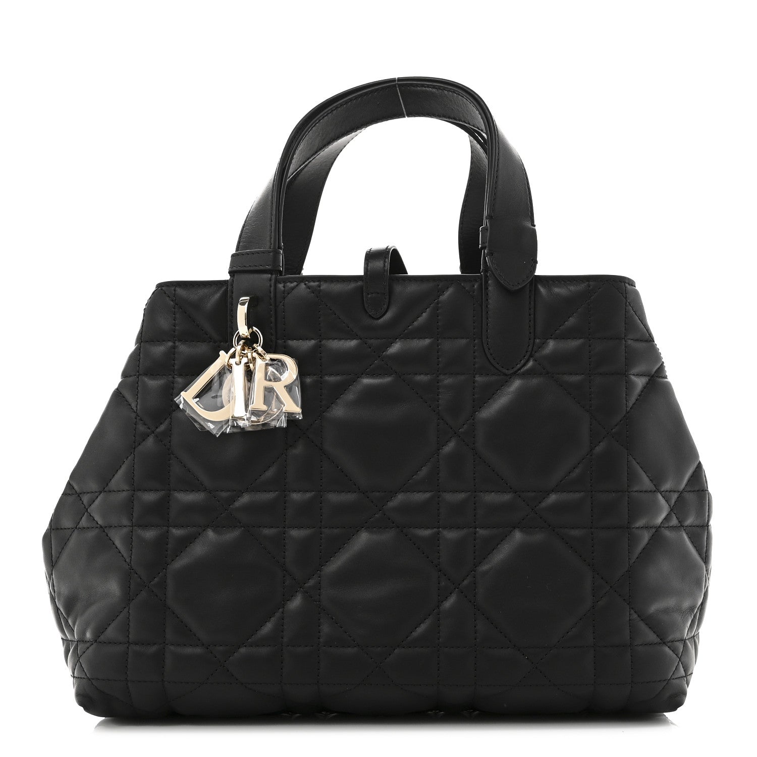 Christian Dior Calfskin Macrocannage Medium Toujours Black 1 of 12