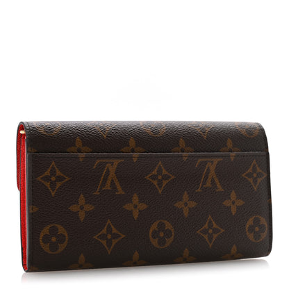 Louis Vuitton Monogram Sarah Wallet NM Coquelicot Coquelicot 3 of 10