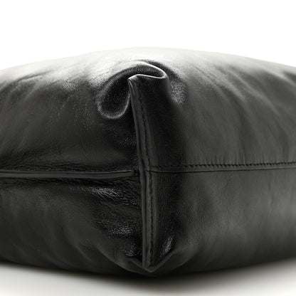 Loewe Shiny Nappa Lambskin Puffer Flamenco Knot Clutch Black 9 of 10