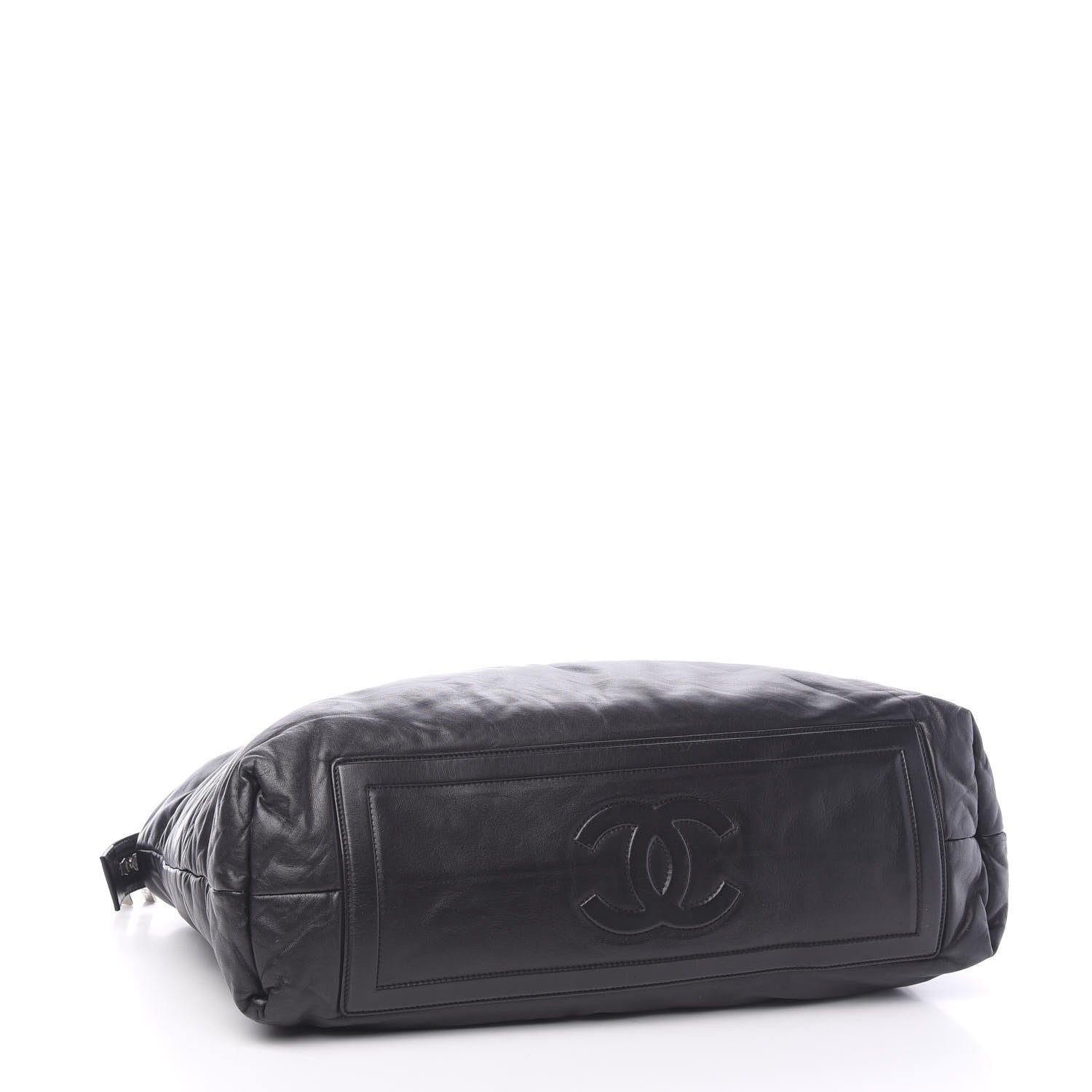 Chanel Lambskin Quilted Medium Coco Cocoon Reversible Tote Black 5 of 13