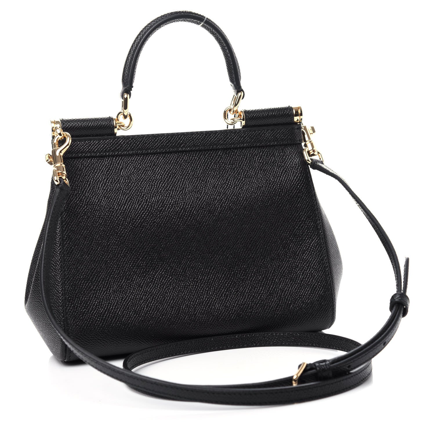 Dolce & Gabbana Dauphine Small Miss Sicily Satchel Black 3 of 9