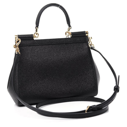 Dolce & Gabbana Dauphine Small Miss Sicily Satchel Black 3 of 9
