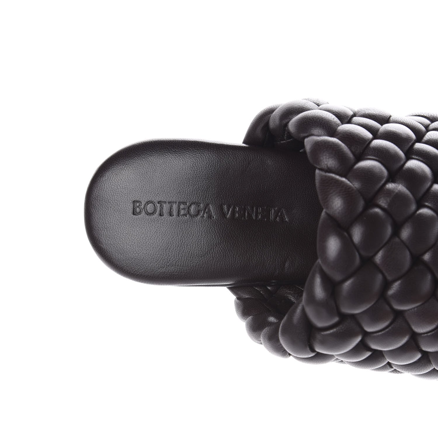 Bottega Veneta Nappa Padded Intreccio The Curve Sandals 40.5 Black 7 of 9