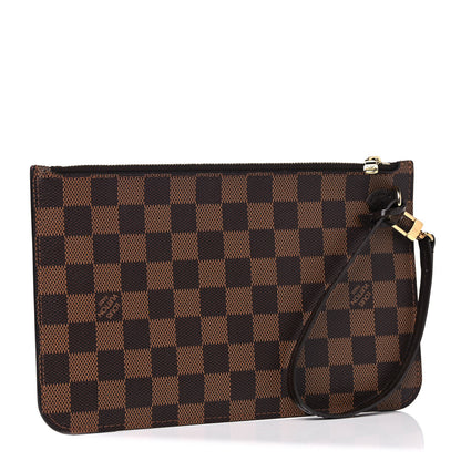 Louis Vuitton Damier Ebene Neverfull MM GM Pochette 3 of 12