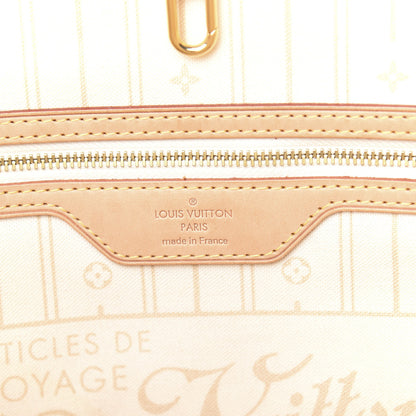 Louis Vuitton Damier Azur Neverfull MM 6 of 20