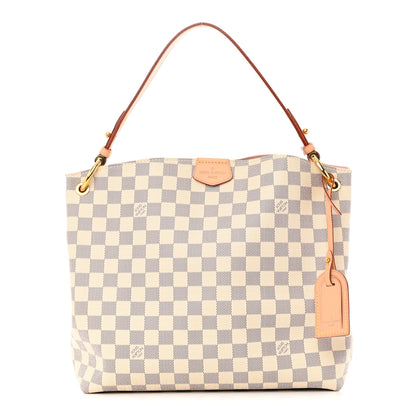 Louis Vuitton Damier Azur Graceful PM Rose Ballerine 1 of 10