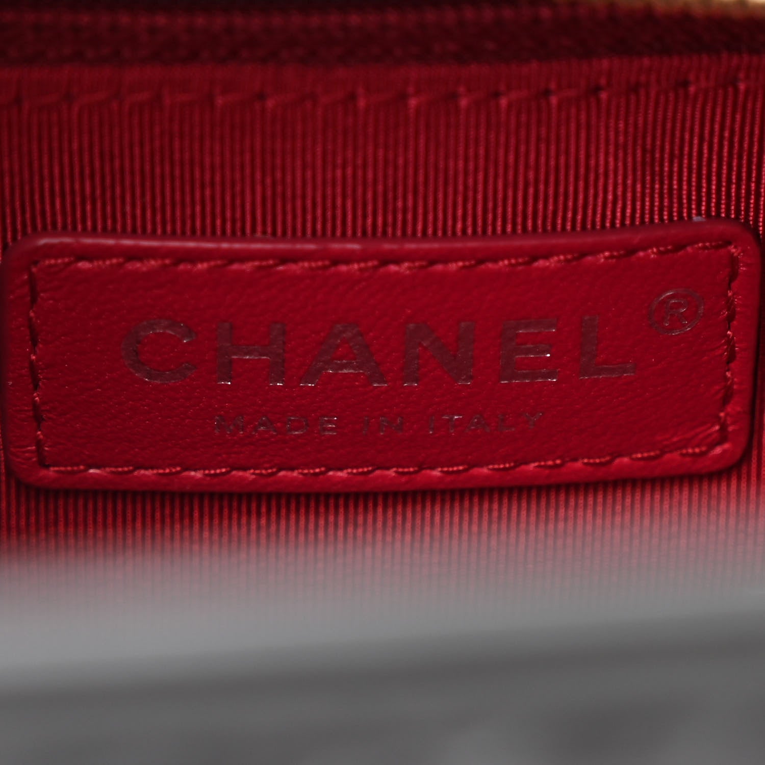 Chanel Aged Calfskin Quilted Charms Small Gabrielle Hobo Black 6 of 11