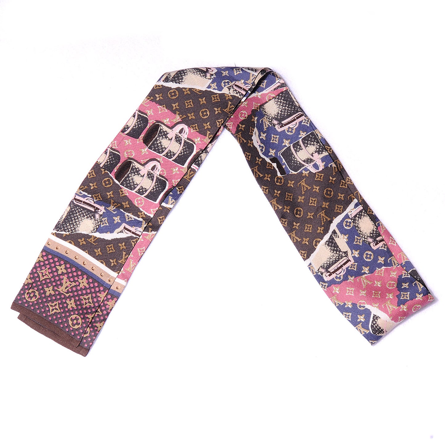 Silk Monogram Wallpaper Bandeau