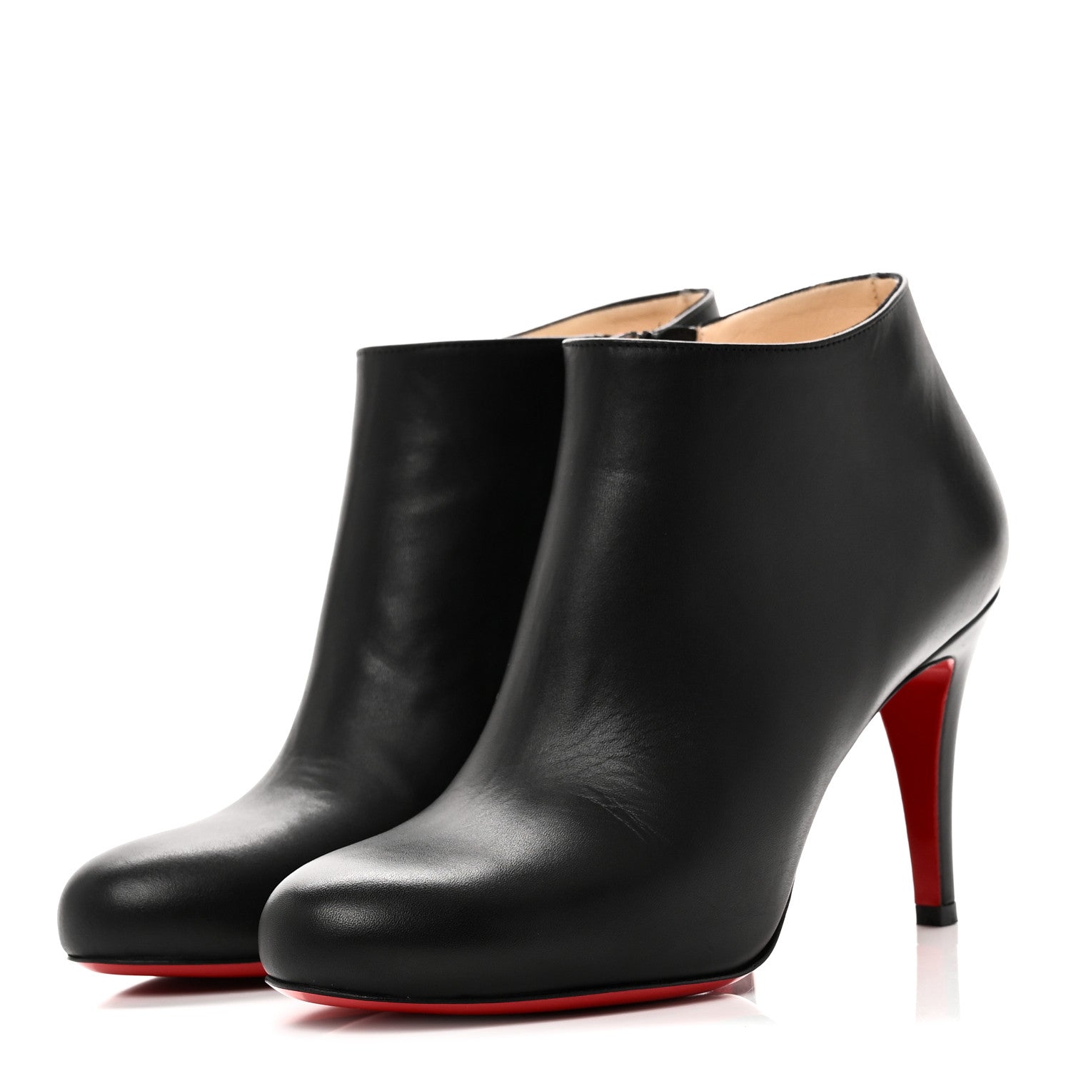 Christian Louboutin Calfskin Belle 85 Ankle Boots 36 Black 4 of 10