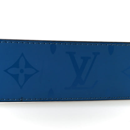 Louis Vuitton Calfskin Monogram 40mm LV Initiales Reversible Belt 95 38 Blue 11 of 11